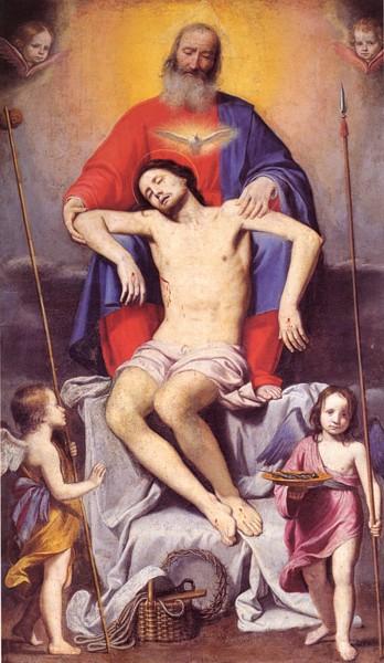 Lorenzo Lippi The Holy Trinity Spain oil painting art